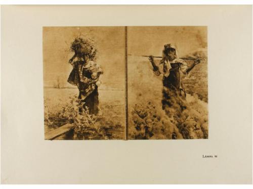 1919. LIBRO. (ARTE-PINTURA). HOMENAJE A VILLEGAS. Madrid: Es