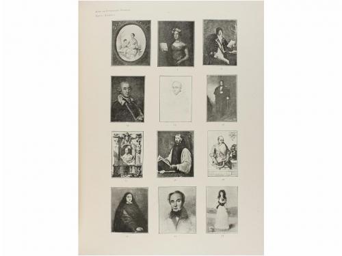 1914. LIBRO. (ARTE). RETRATOS DE PERSONAJES ESPAÑOLES. INDIC