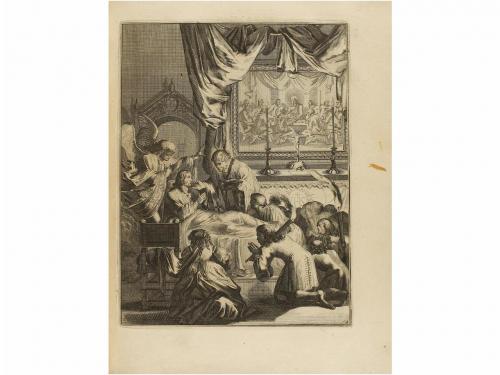 1700. LIBRO. (RELIGON-GRABADOS). BUNDETO, CARLOS:. EL ESPEJO