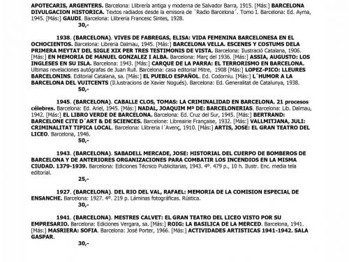 LIBRO. (BARCELONA). LOTE DE MÁS DE 25 OBRAS DE PRINCIPIOS DE