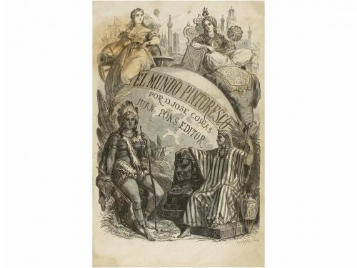 1868. LIBRO. (LITERATURA). COMAS, JOSÉ:. EL MUNDO PINTORESCO
