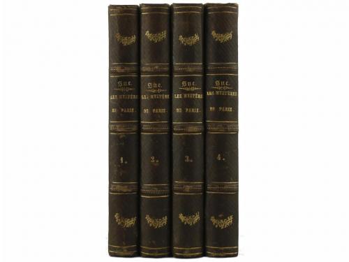 1845. LIBRO. (LITERATURA). SÜE, EUGÈNE:. LES MYSTÈRES DE PAR