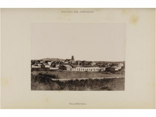 1883. LIBRO. (LOCAL). PELLA FORGAS, JOSÉ:. HISTORIA DEL AMPU