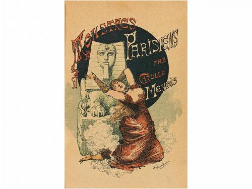 1883. LIBRO. (BIBLIOFILIA). MENDÈS, CATULLE:. MONSTRES PARIS