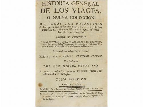 1770-1772. LIBRO. (VIAJES- COREA-TARTARIA-TIBET). PREVOST, A