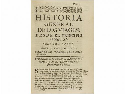 1777. LIBRO. (VIAJES-ARABIA-ISLAS ORIENTALES-JAPÓN). PREVOST