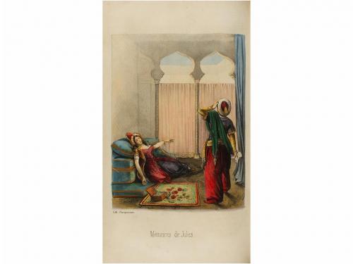 1843. LIBRO. (LITERATURA FRANCESA). D'EPAGNY [PRÉFACE SIGNÉE