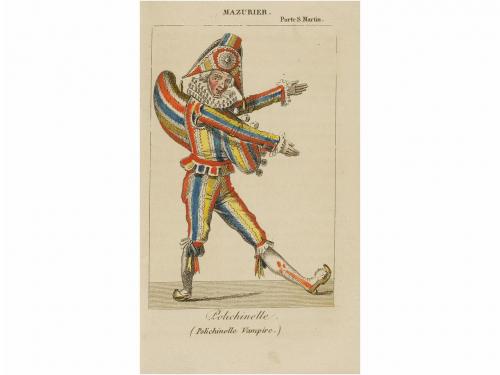 1818 y 1824. LIBRO. (ALMANACH). ALMANACH DES SPECTACLES. 2 V