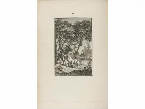 1775. LIBRO. (LITERATURA FRANCESA). BERQUIN, M:. IDYLLES. Pa