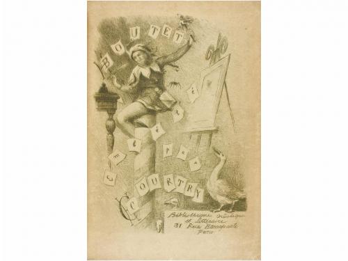 1896. LIBRO. (LITERATURA). COURTRY, CH. :. BOUTET EMBÊTÉ. Pa