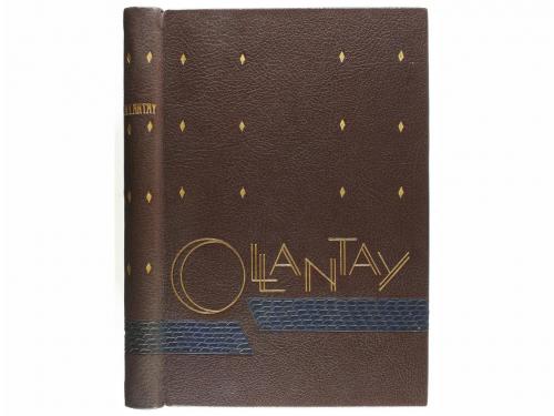 1931. LIBRO. (BIBLIOFILIA). OLLANTAY:. DRAMA KJECHUA. Prólog