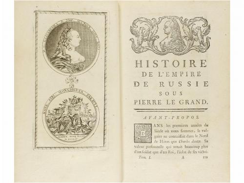 1759-1763. LIBRO. (HISTORIA). [VOLTAIRE:]. HISTOIRE DE L'EMP