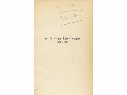 1930 ca. LIBRO. (ARTE-CARICATURA). BLUM, ANDRÉ:. LA CARICATU