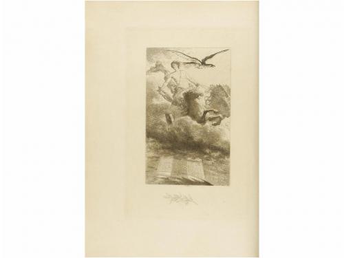 1907. LIBRO. (BIBLIOFILIA). SAMAIN, ALBERT:. LE CHARIOT D'OR