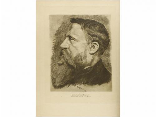 1904. LIBRO. (ARTE). LEMONNIER, CAMILLE:. CONSTANTIN MEUNIER