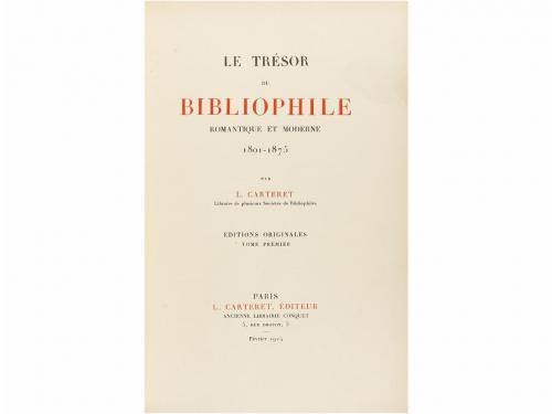 1924-1928 y 1946-1948. LIBRO. (BIBLIOFILIA). CARTERET, L.:. 