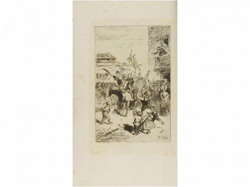 1879. LIBRO. (BIBLIOFILIA). SAULIÈRE, AUGUSTE:. LES LEÇONX C