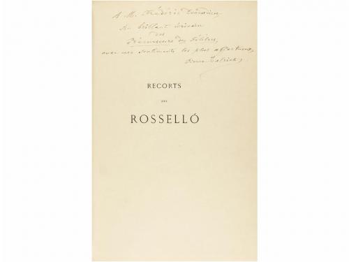 1887 ca. LIBRO. (LOCAL). TALRICH, Pierre:. RECORTS DEL ROSSE