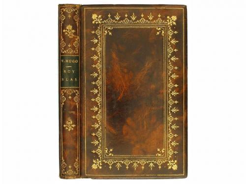 1890 ca. LIBRO. (LITERATURA-ENCUADERANACIÓN). HUGO, VICTOR:.