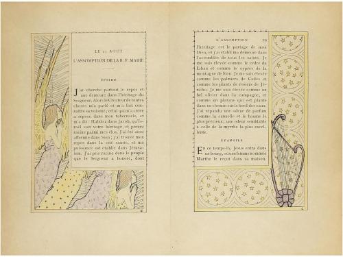 1900 ca. LIBRO. (BIBLIOFILIA). CARUCHET, HENRI [ILUSTR.]:. M