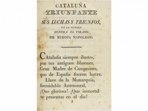 1815 ca. LIBRO. (HISTORIA). GARLENC, PEDRO:. ESPAÑA TRIUNFAN