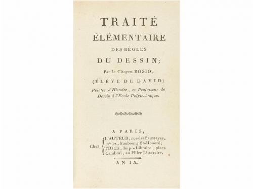 1798. LIBRO. (ARTE-ANATOMÍA). BOSIO:. TRAITÉ ÉLÉMENTAIRE DES