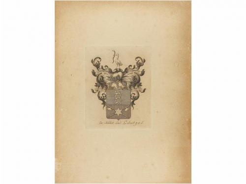 1906. LIBRO. (EX-LIBRIS). LINNIG, BENJAMIN:. BIBLIOTHÈQUES E