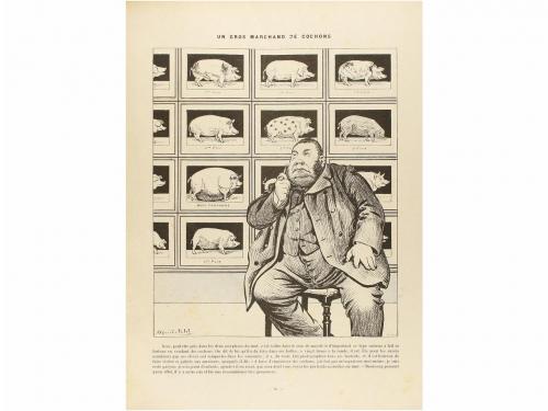 1898 ca. LIBRO. (CARICATURA). LE PETIT, ALFRED:. LE COCHON. 