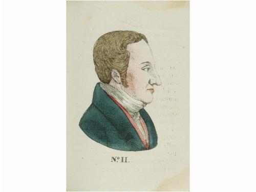 1839 ca. LIBRO. (CIENCIA-FRENOLOGÍA). LAVATER, JOHANN CASPAR