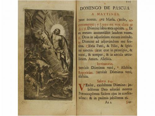 1788. LIBRO. (RELIGIÓN). OFICIO DE LA SEMANA SANTA, SEGUN EL