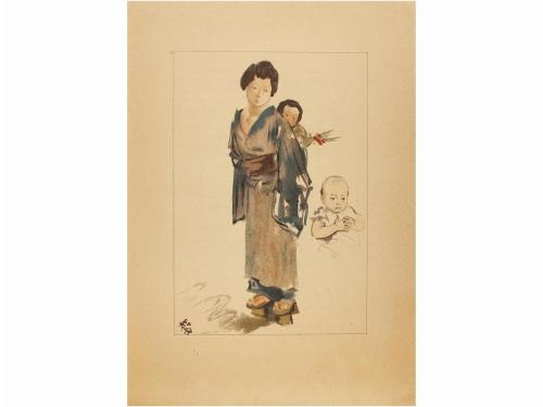 1878. LIBRO. (JAPON). GUIMET, EMILE:. PROMENADES JAPONAISES.