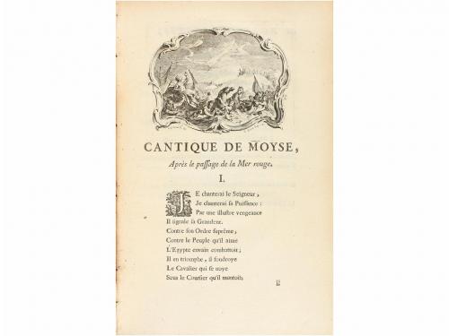 1751. LIBRO. (LITERATURA RELIGIOSA). POESIES SACREES. Paris: