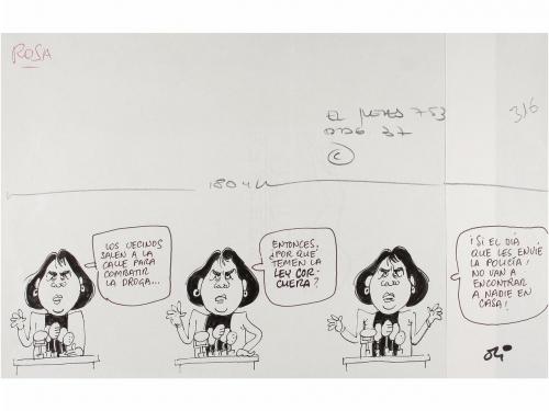 1980-1990 ca. ORIGINAL ARTÍSTICO. OLI. CONJUNTO DE MÁS DE 20