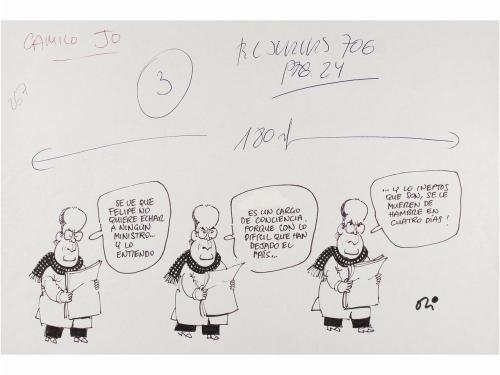 1980-1990 ca. ORIGINAL ARTÍSTICO. OLI. CONJUNTO DE MÁS DE 20