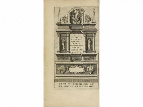 1645 y 1644. LIBRO. (HISTORIA). LIVII, TITI:. HISTORIARUM LI