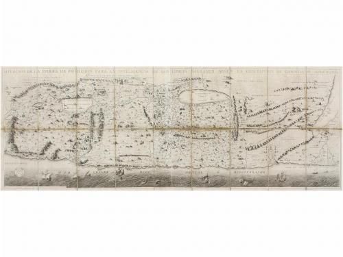 1800 ca. MAPA. [ADRICHOMIO, CHRISTIANO:]. SITUACION DE LA TI