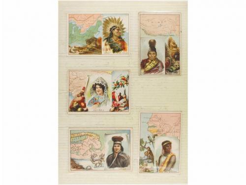 1930 ca. CROMOS. COLECCIÓN DE CROMOS PUBLICITARIOS PRESENTAD