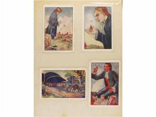 1920 ca. CROMOS. 49 CROMOS DE GULLIVER EN EL PAÍS DE LOS ENA