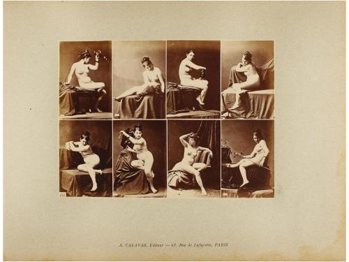 1870 ca. FOTOGRAFÍA. (ARTE). [ALBUM D'ETUDES DE NUS FEMENINS