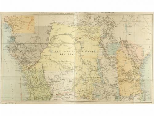 [1891]. LIBRO. (VIAJES). STANLEY, ENRIQUE M.:. EN EL ÁFRICA