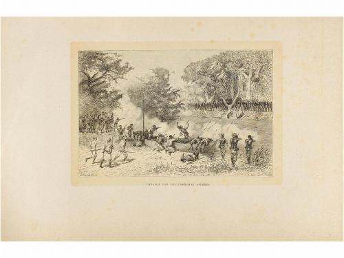 [1891]. LIBRO. (VIAJES). STANLEY, ENRIQUE M.:. EN EL ÁFRICA