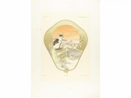 1886. GRABADO. (ARTE-MODERNISMO). HABERT-DYS:. FANTAISIES DÉ