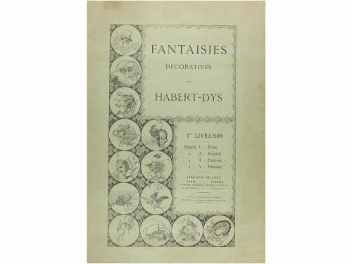 1886. GRABADO. (ARTE-MODERNISMO). HABERT-DYS:. FANTAISIES DÉ