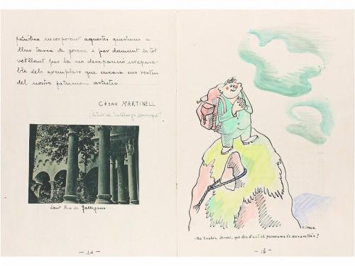 1935. REVISTA. (ORIGINAL ARTÍSTICO). VIA FORA! ANY 1. NÚM 1,