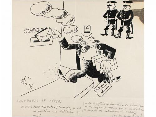 1950 ca. ORIGINAL ARTÍSTICO. (HUMOR). ROCA MARISTANY, ANTONI