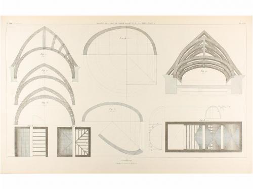 1847/48-1867. LIBRO. (ARQUITECTURA). RONDELET, JEAN; BLOUET,