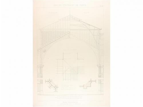 1863. LIBRO. (ARQUITECTURA). BALTARD, V.; CALLET, F.:. MONOG