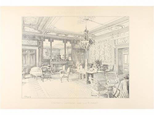 1885-1887. REVISTA. (ARQUITECTURA). PLANAT, P.:. LA CONSTRUC