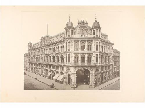 1900 ca. LIBRO. (ARQUITECTURA). LICHT, HUGO:. ARQUITECTURA D