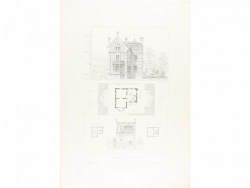 1881-1880 ca. GRABADO. (ARQUITECTURA). BOUSSARD, J.:. PETITE